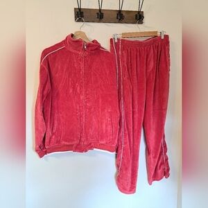 Men's Vintage Sweatscdo Track Set Size Large